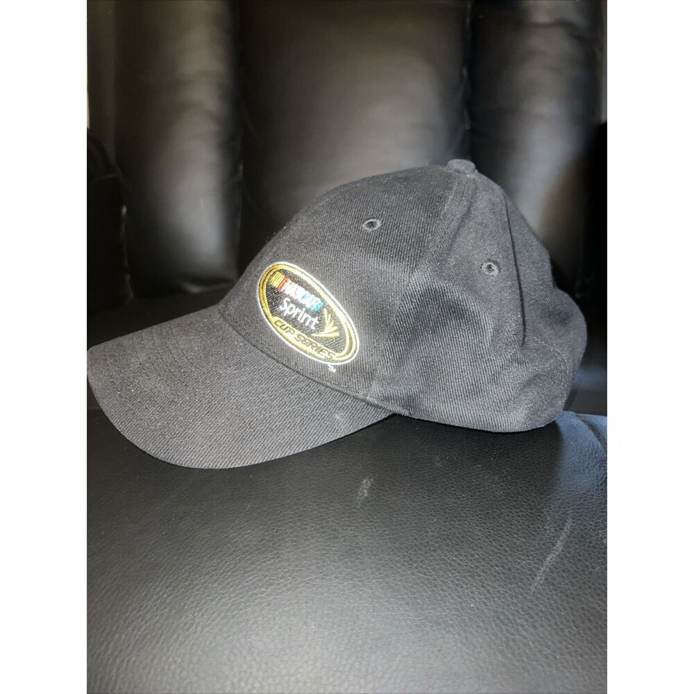 NASCAR Sprint Racing Cap Hat Black Strap Back NEW Cup Series